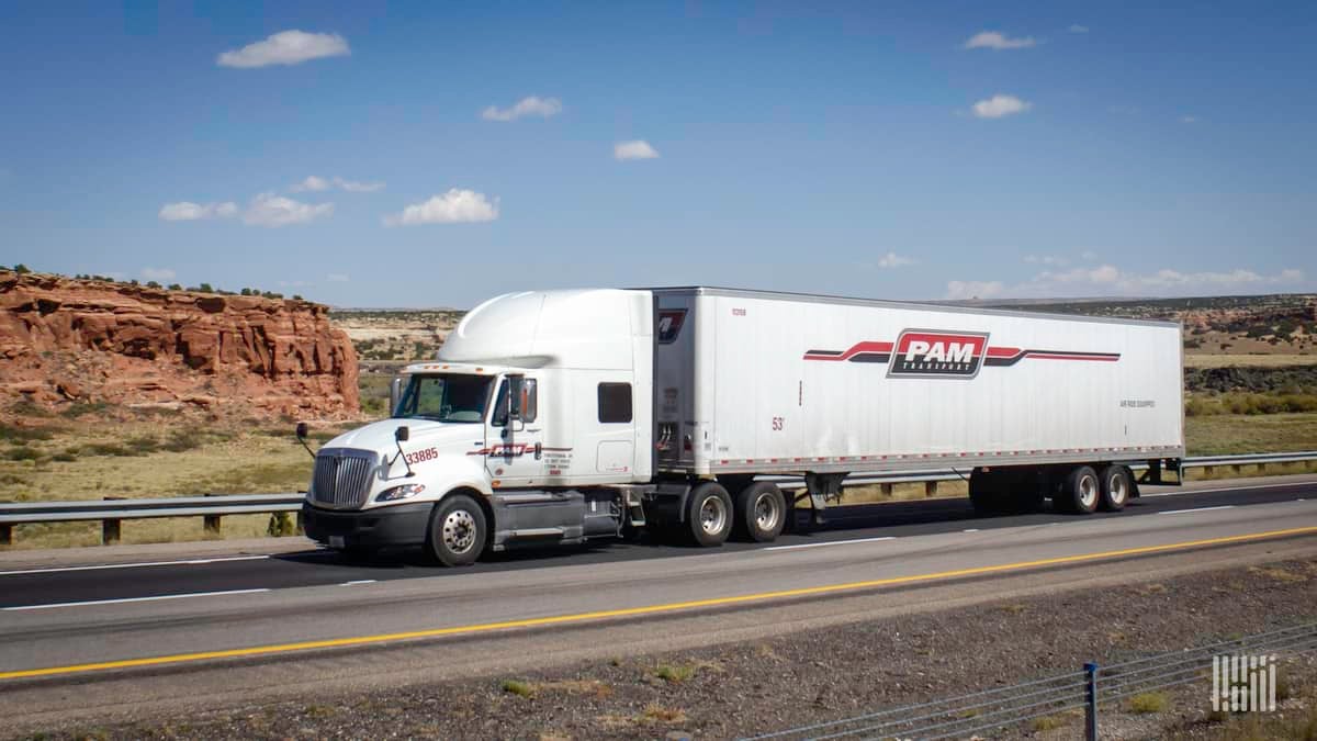 P.A.M. Transportation sees fundamentals improve in March