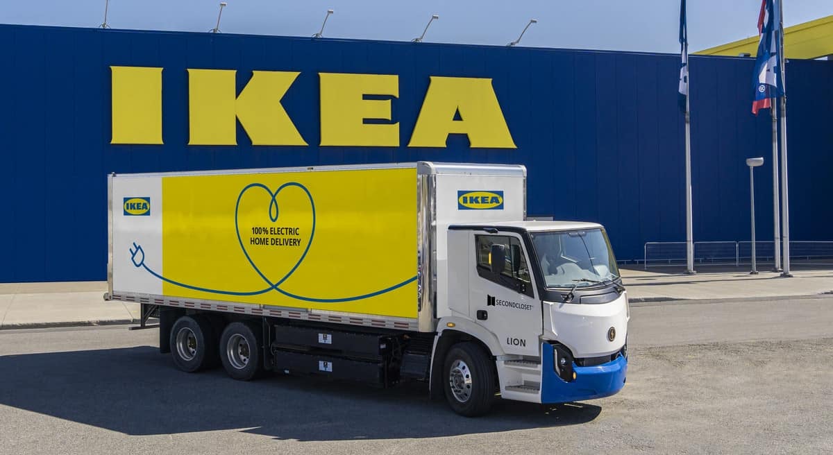 IKEA to add Lion Electric electric trucks to delivery fleet