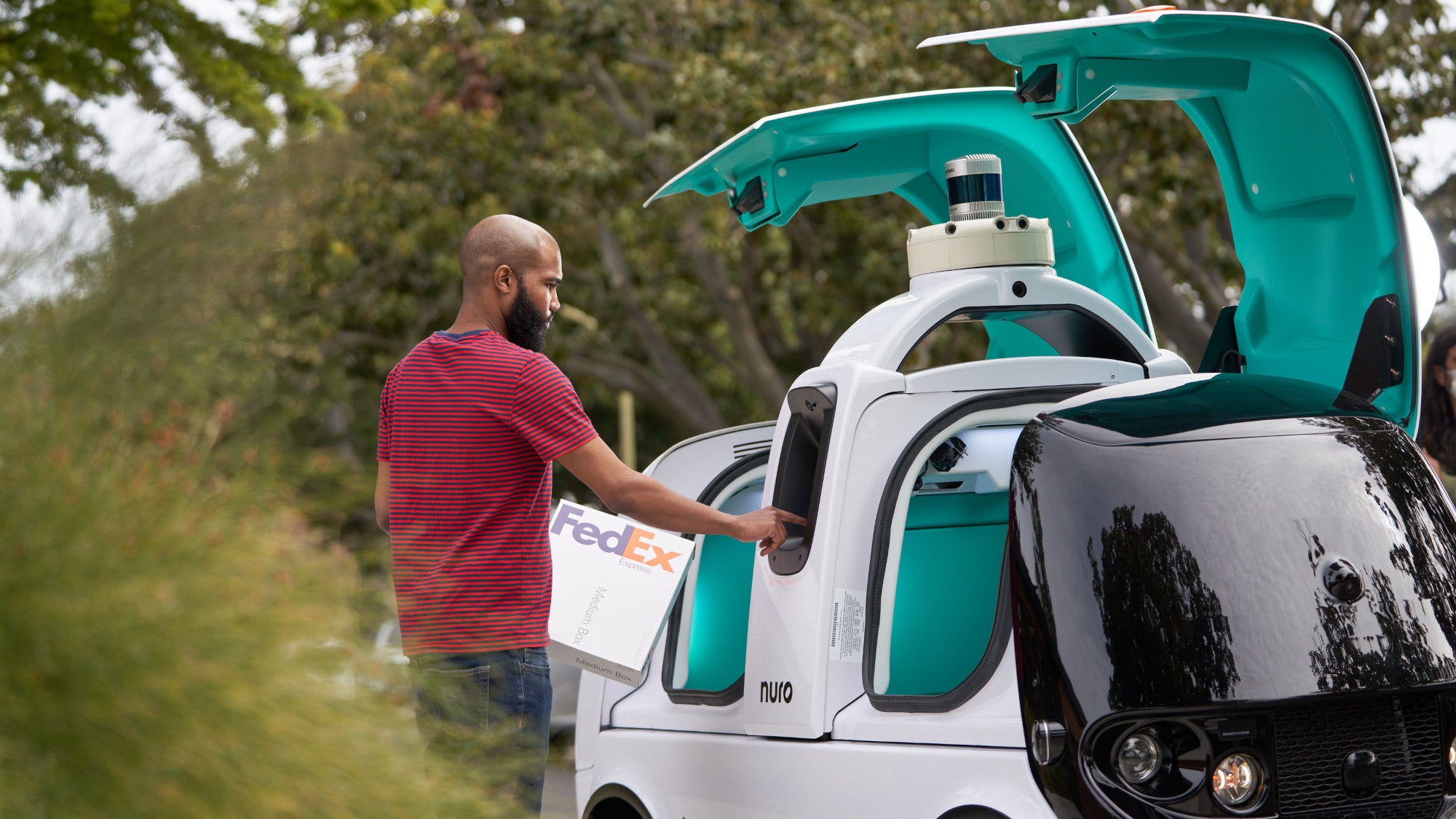 FedEx testing Nuro autonomous delivery robot in Houston