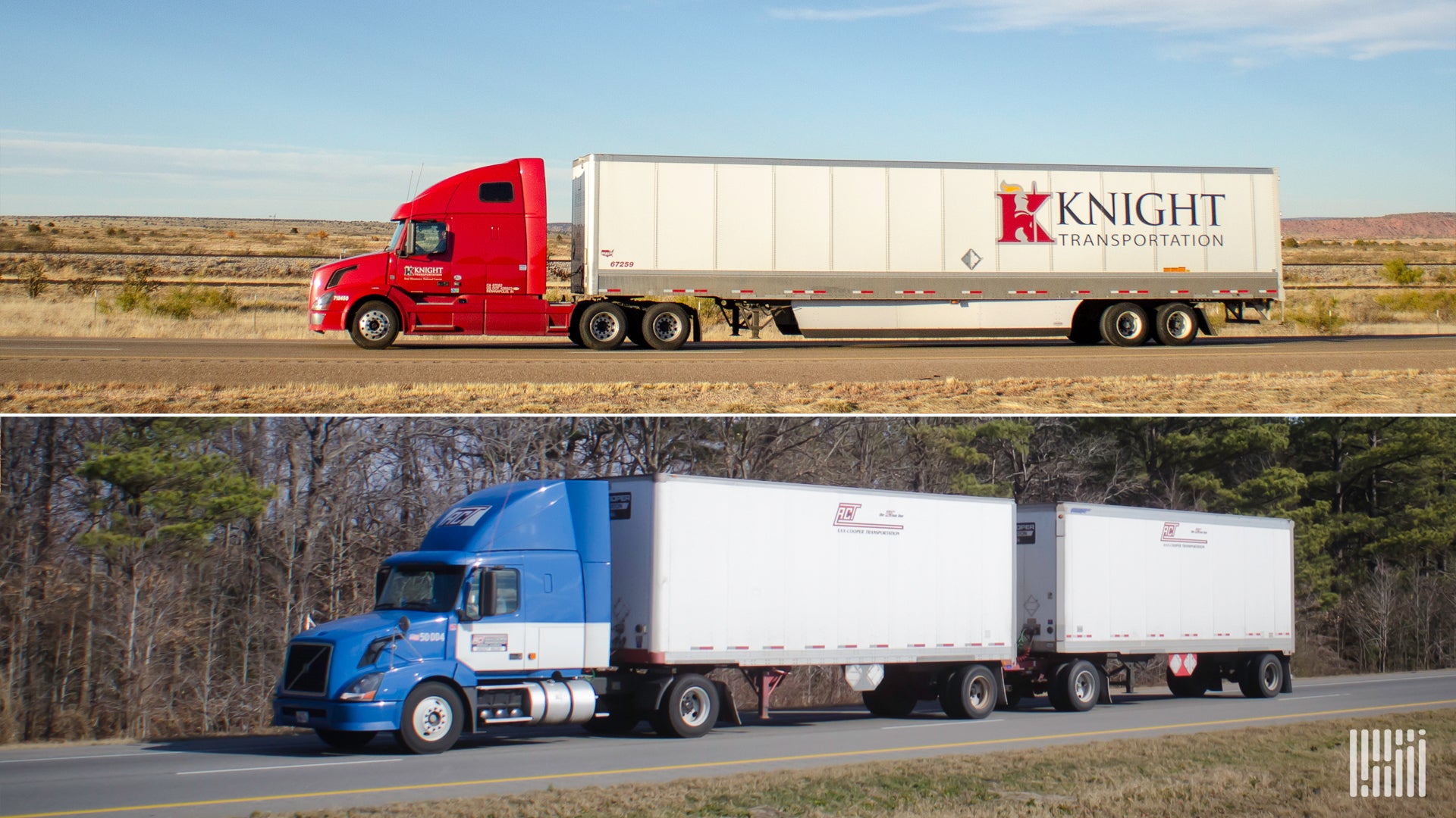 Trucking's latest mega deal mixes modes