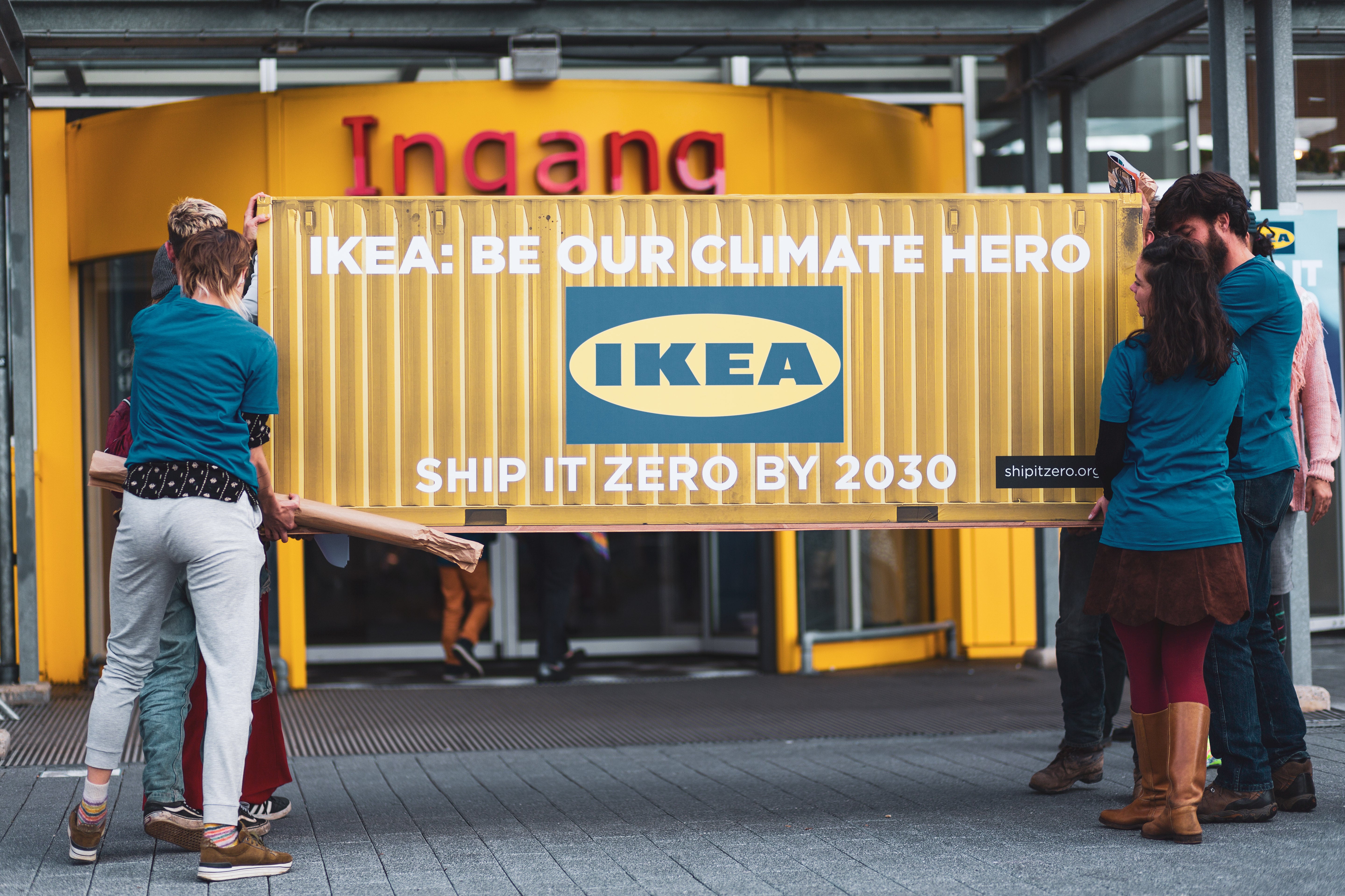 Ship It Zero calls on Ikea to reach zero-emissions shipping by 2030.