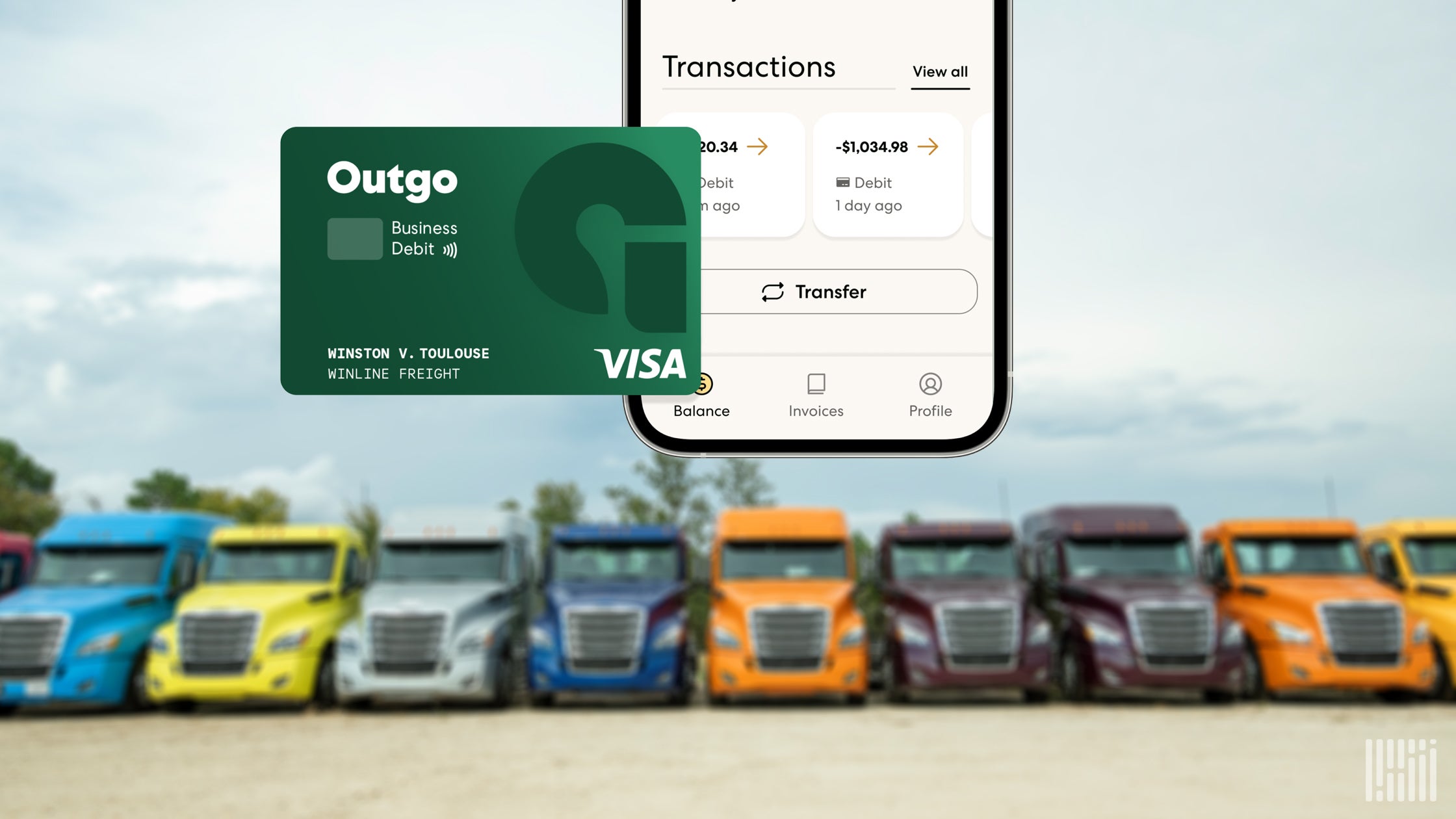 All-in-one banking platform for freight haulers launched on Thursday.