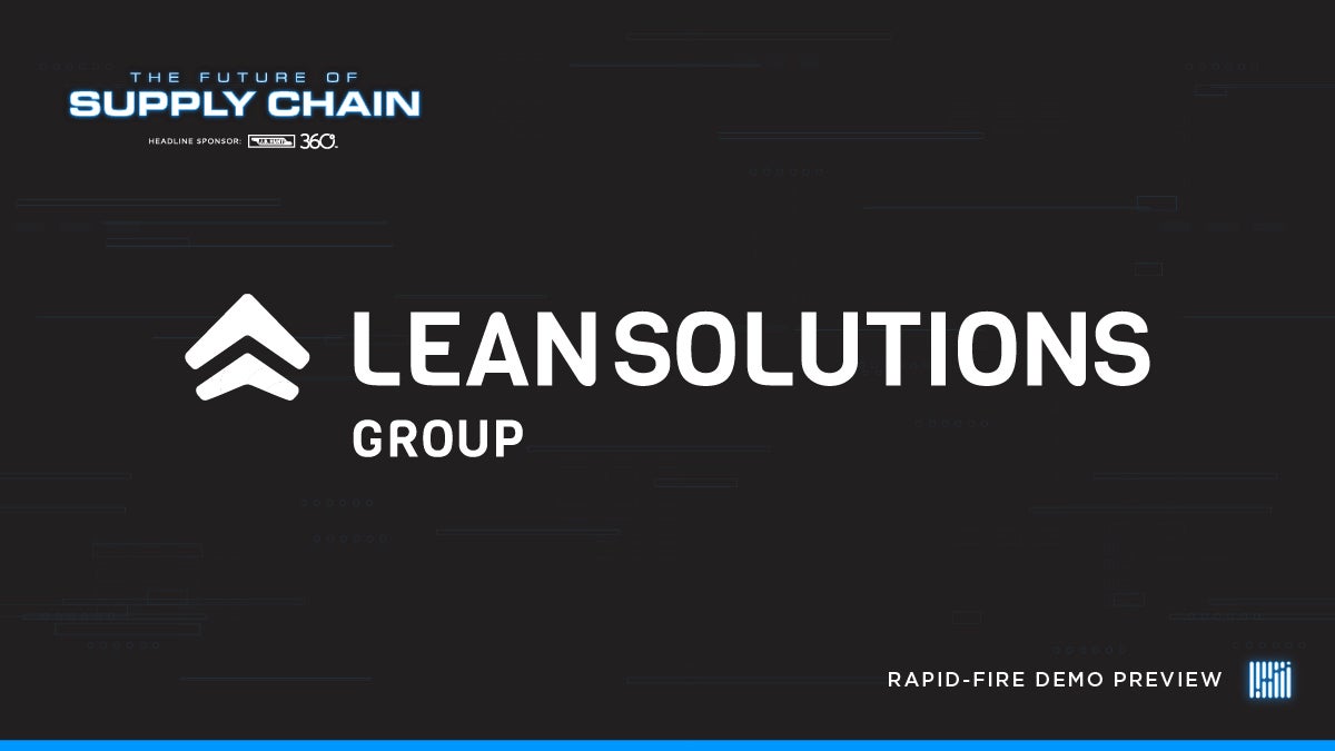 Lean Solutions log over a dark background