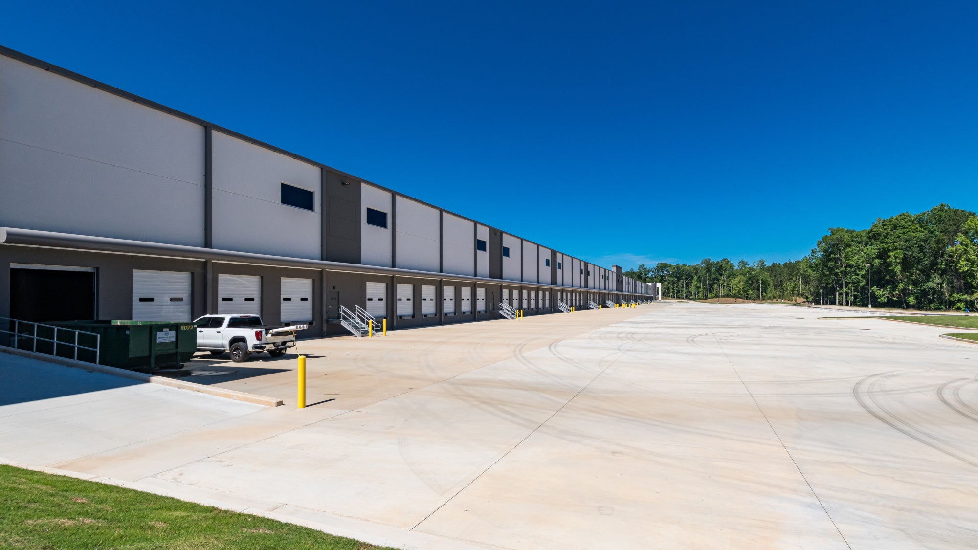 Photo of warehouse loading docks