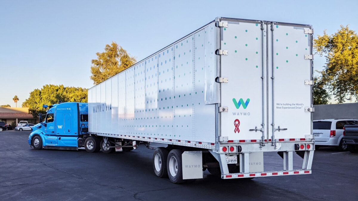 Waymo Via truck