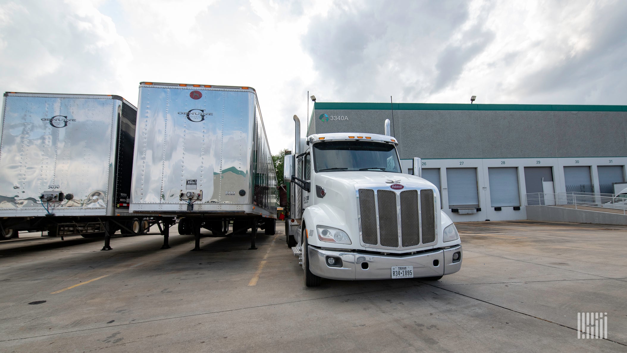 Trailers at a Prologis facility