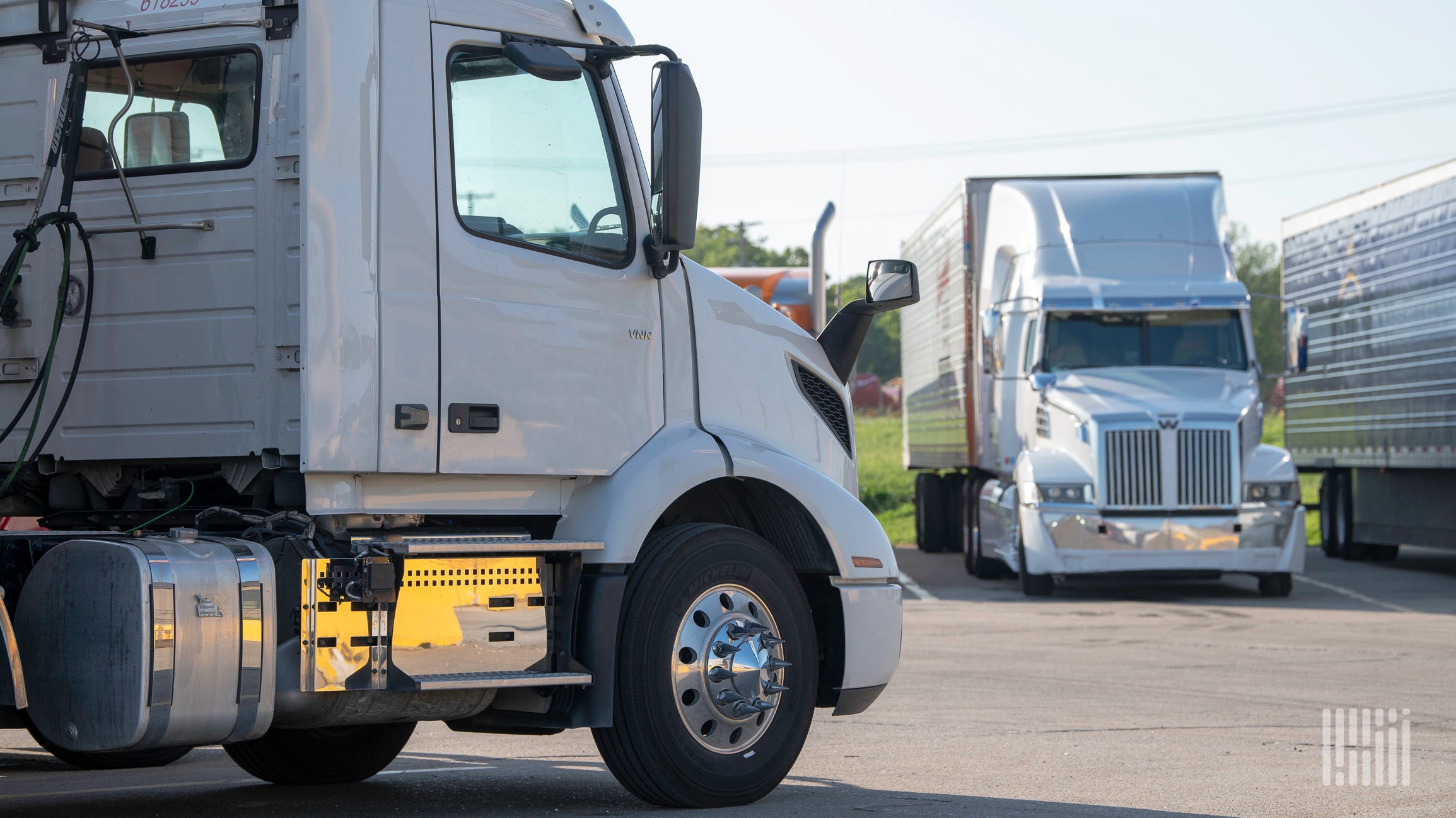 trucks and truck stop