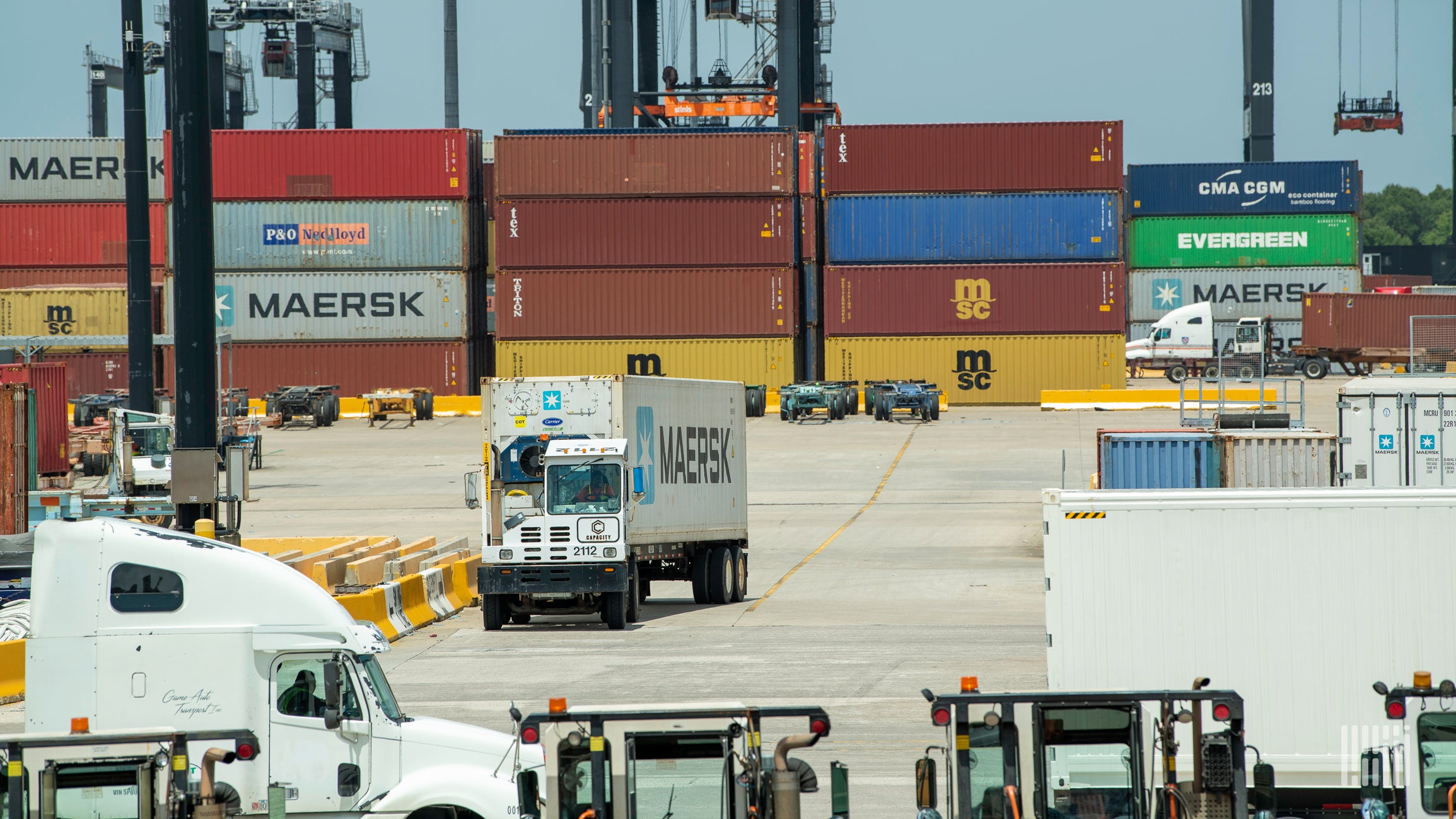 Container terminal at Port of Houston.