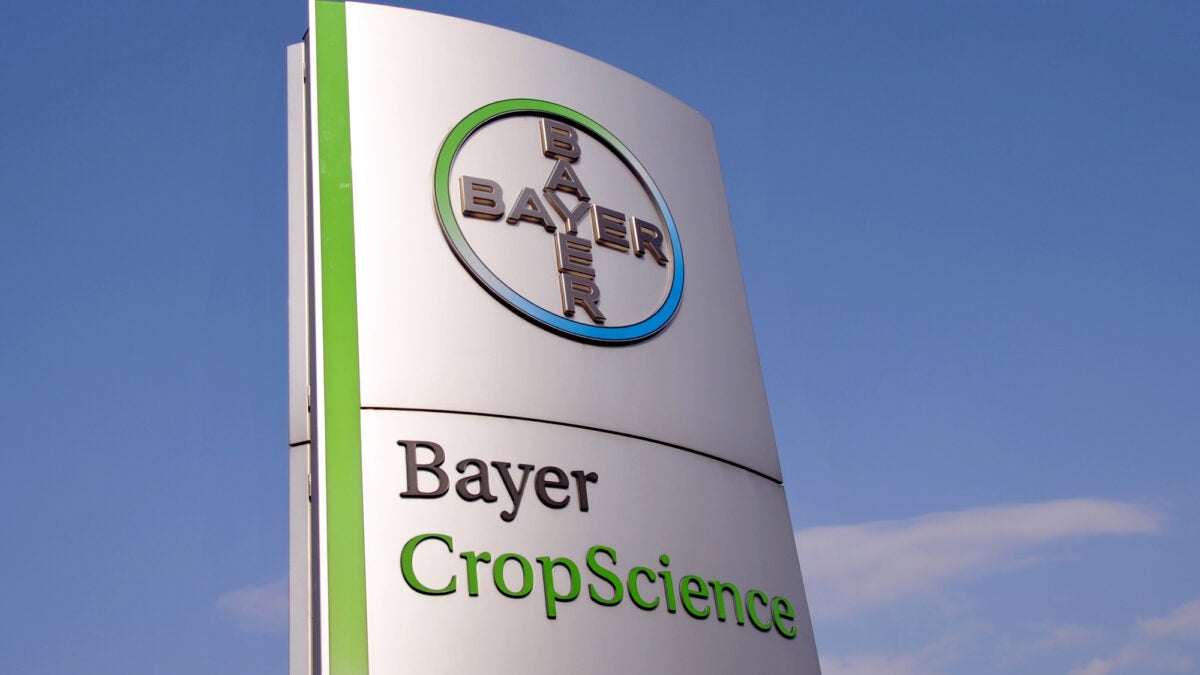 Bayer Crop Sciences sign outside building