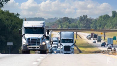 The trucking market loosens again in September. (Photo: Jim Allen/FreightWaves)