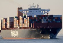 photo of container ship of Hapag-Lloyd