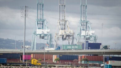 Containers at the Port of Los Angeles