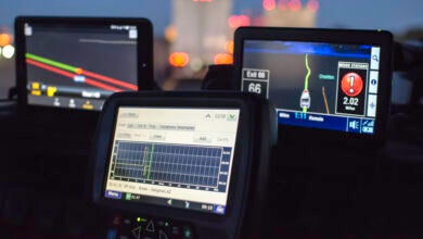 ELD in truck cab