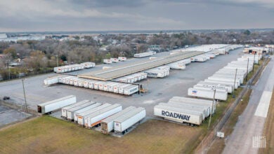 Aerial of Yellow's Houston terminal