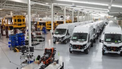 Factory floor at Lightning eMotors in Colorado