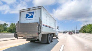 Postal Service truck