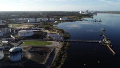 A photo of CTI's new Cape Fear terminal