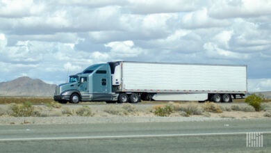 Truck on the highway