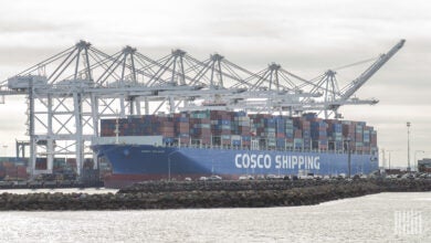 COSCO container ship