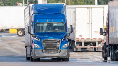 truck in parking lot