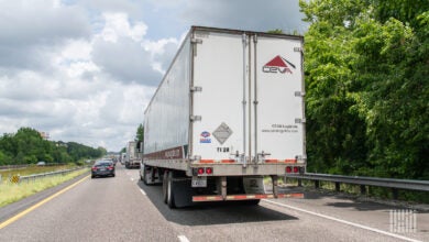 Ceva Logistics truck on the highway