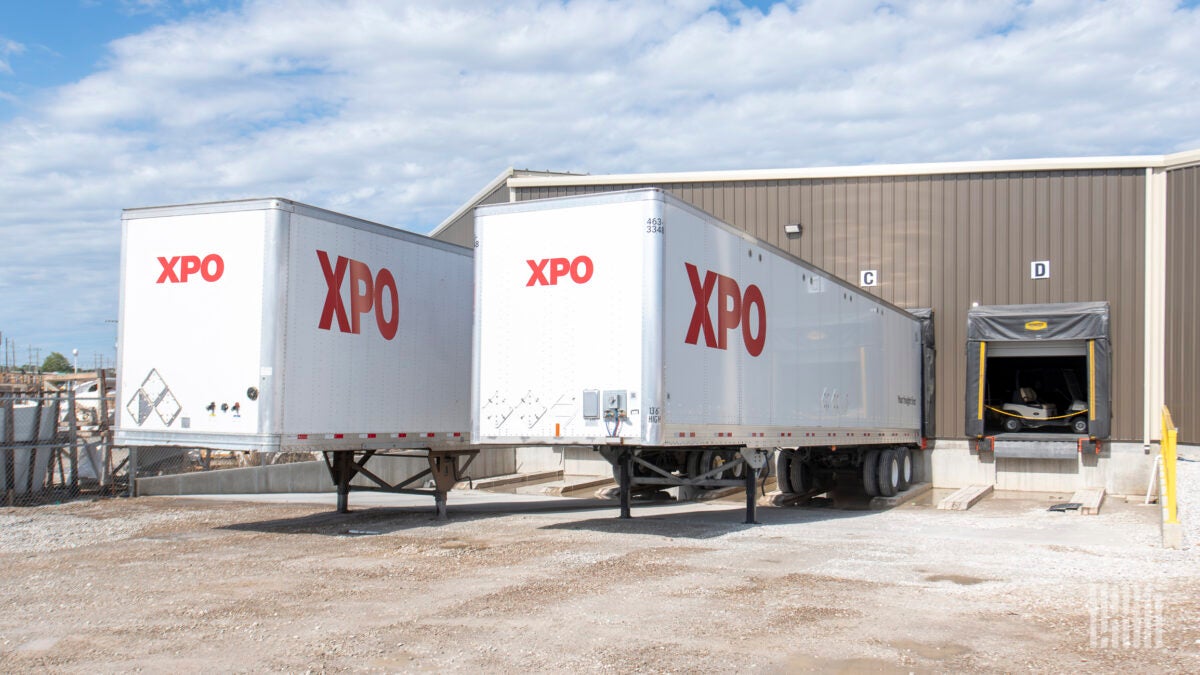 XPO sees improvement in February, tonnage still down y/y