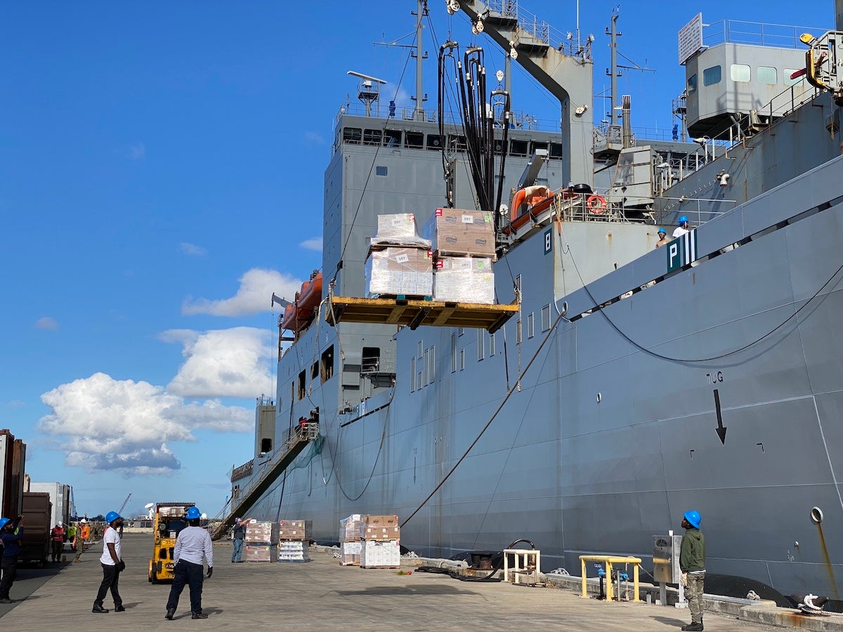 Pentagon wants to buy 10 cargo ships to bolster aging logistics fleet