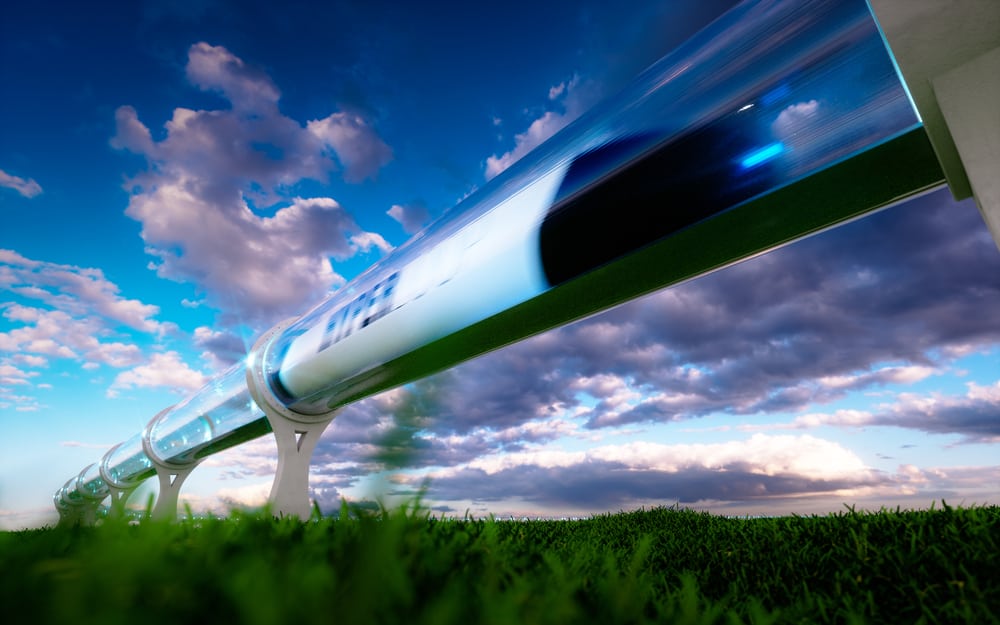  Hyperloop technology will likely be used to move freight first, according to those working on developing the technology. ( Photo: Shutterstock ) 