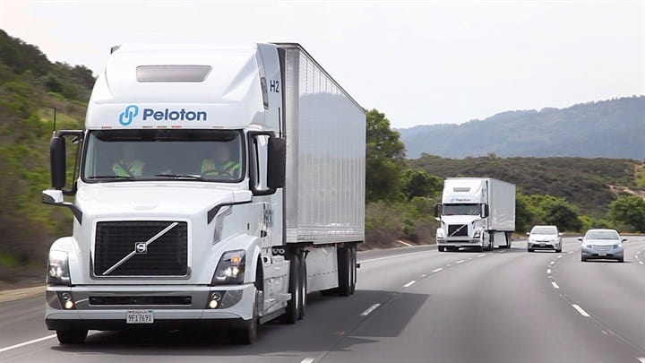  Trucks equipped with Peloton Technology