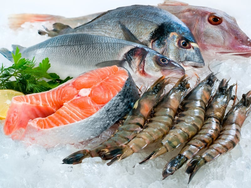  Freighted frozen seafood  should be kept colder than minus 20 degrees Celsius  (minus 4 F) but when the ambient Australian temperature is in excess of 40 C (104 F) then a reefer trailer won’t be able to keep the cargo cold.  (Photo: Shutterstock)  