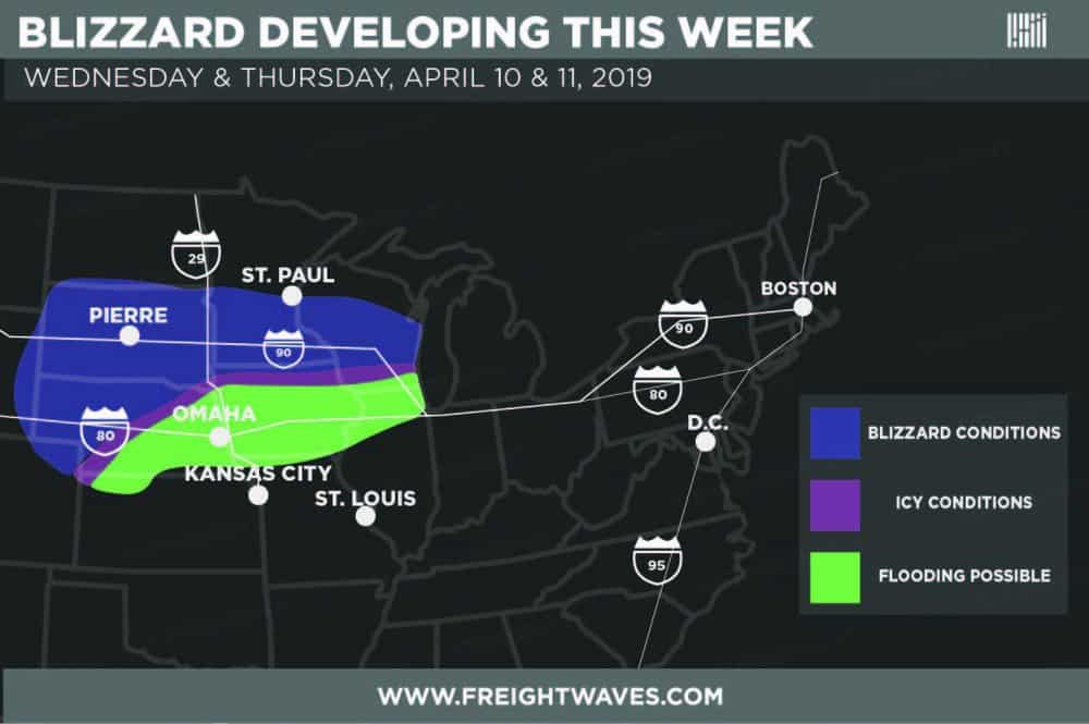 Blizzard Heading To Great Plains Midwest This Week Freightwaves