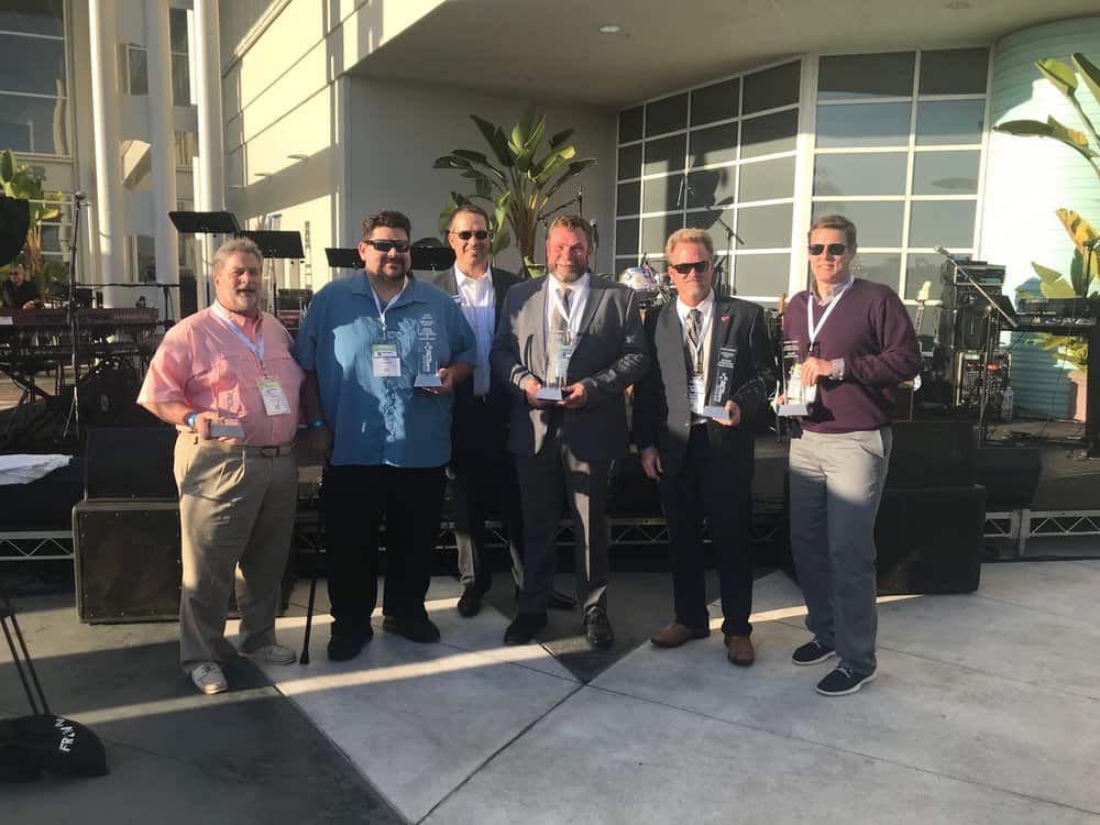  The ActExpo2019 fleet award winners. ( Image: Linda Baker ) 