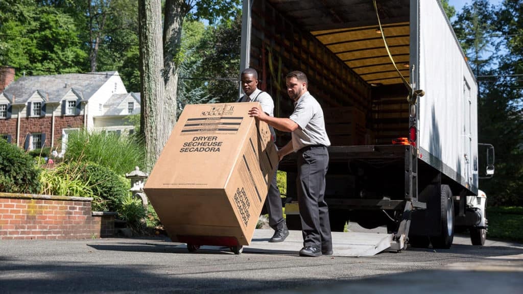 At Home Delivery World, big, heavy and outsized is everybody's