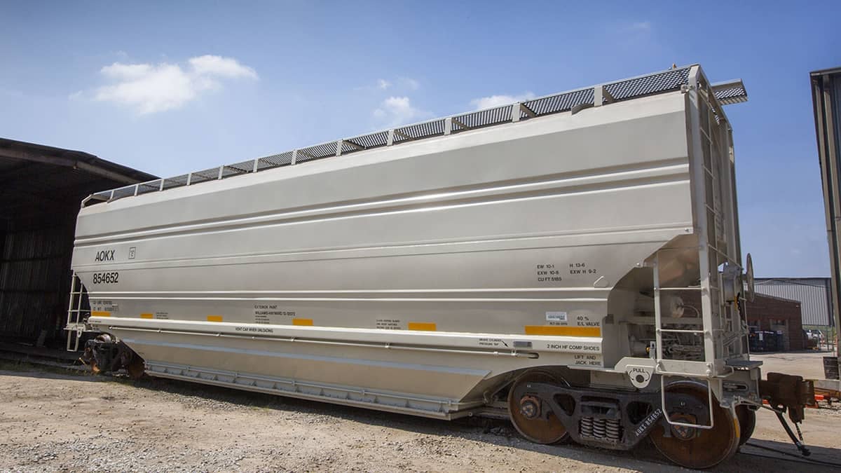 Greenbrier Unveils New Covered Hoppers For Grain Shipments Freightwaves 