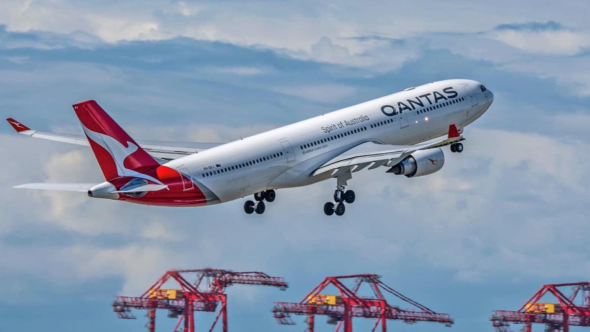 Qantas над Сиднеем