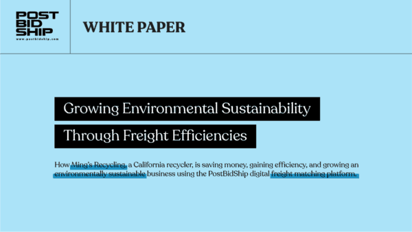 White Paper: Growing Environmental Sustainability Through Freight ...