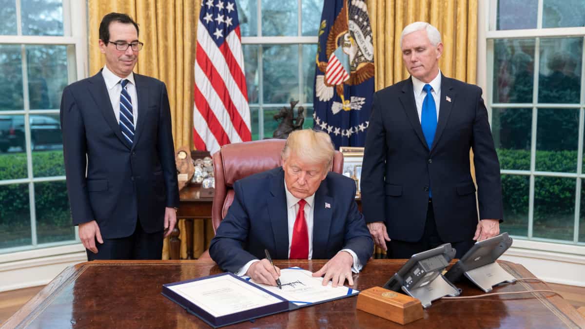 President Trump signs Families First Coronavirus Response Act