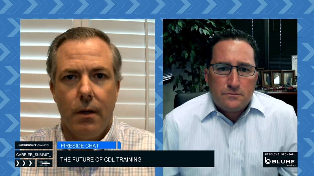 FreightWaves Carrier Summit: Future of CDL training (with video ...