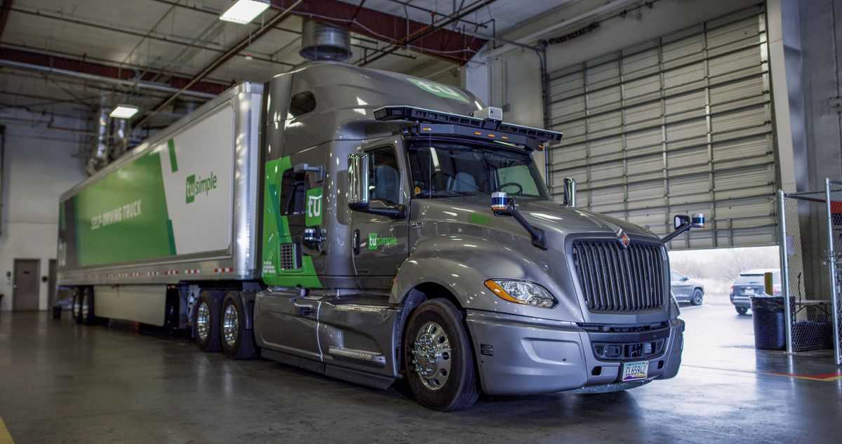 Self-driving truck technology startup TuSimple nears stock offering -  FreightWaves