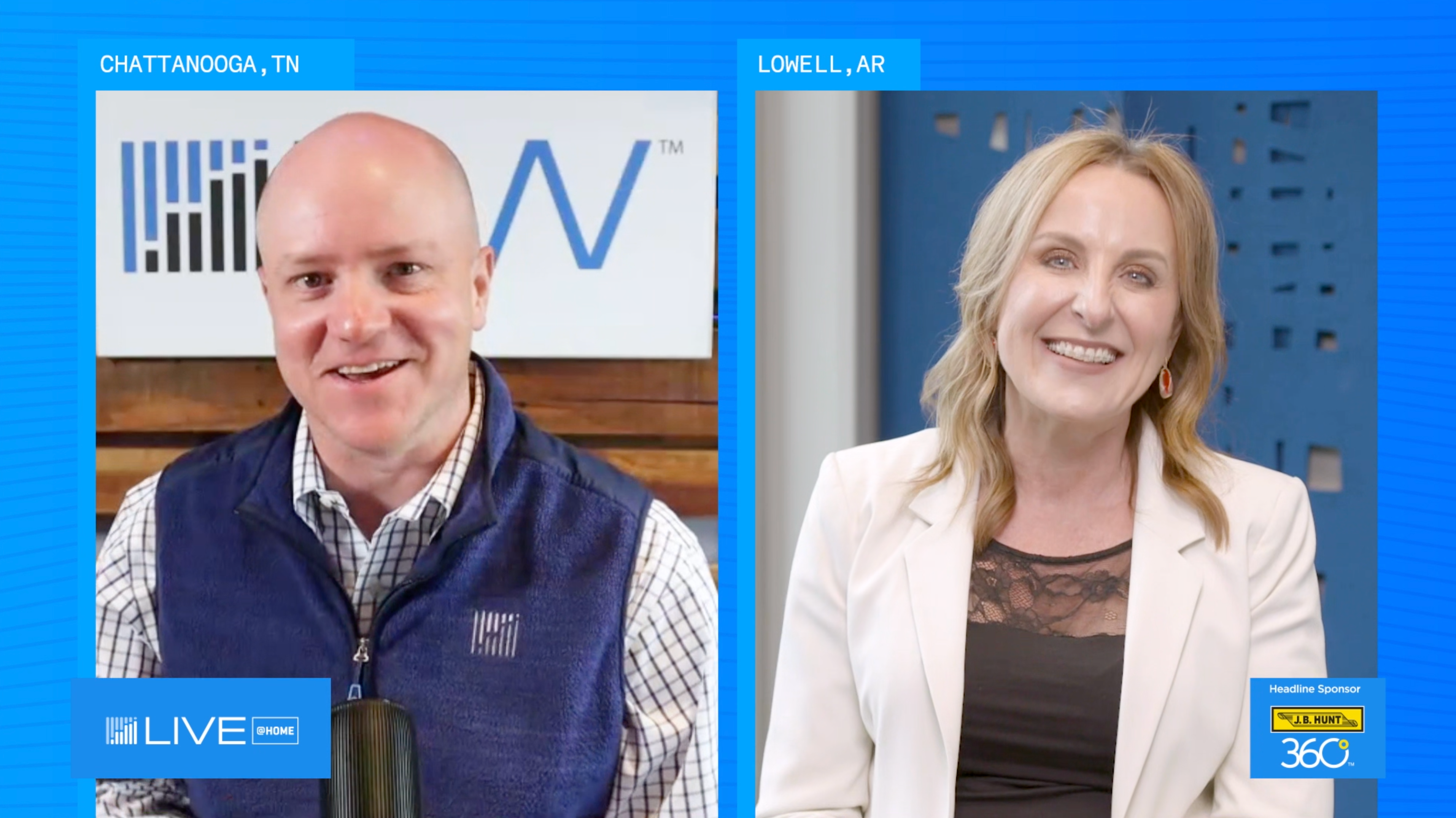 J.B. Hunt's Shelley Simpson opens up the FreightWaves LIVE @HOME event with a keynote interview with FreightWaves CEO Craig Fuller. 