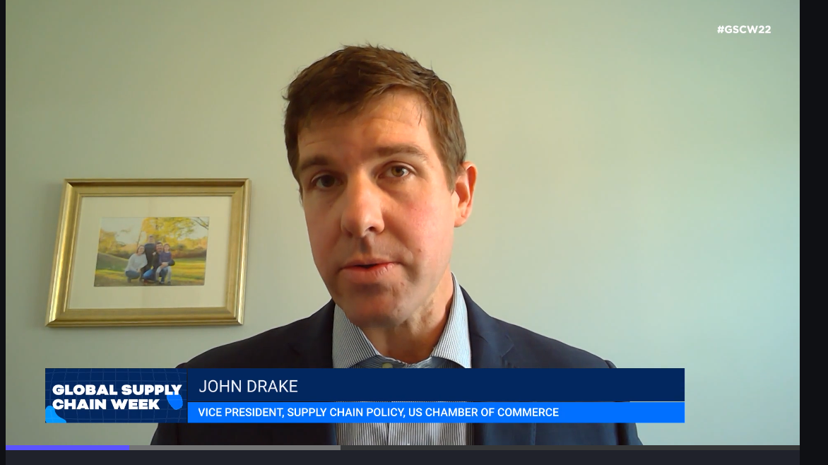 Head shot of John Drake, an official at the U.S. Chamber.