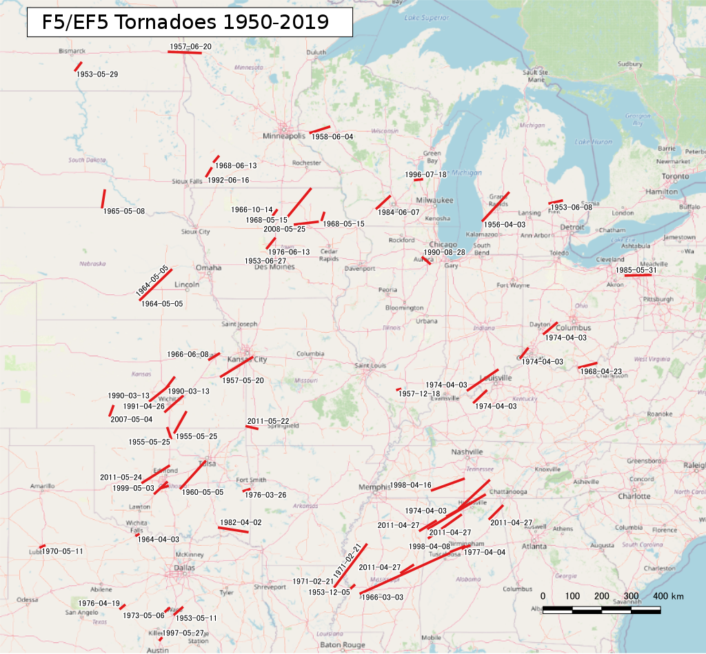 tornadoes f5