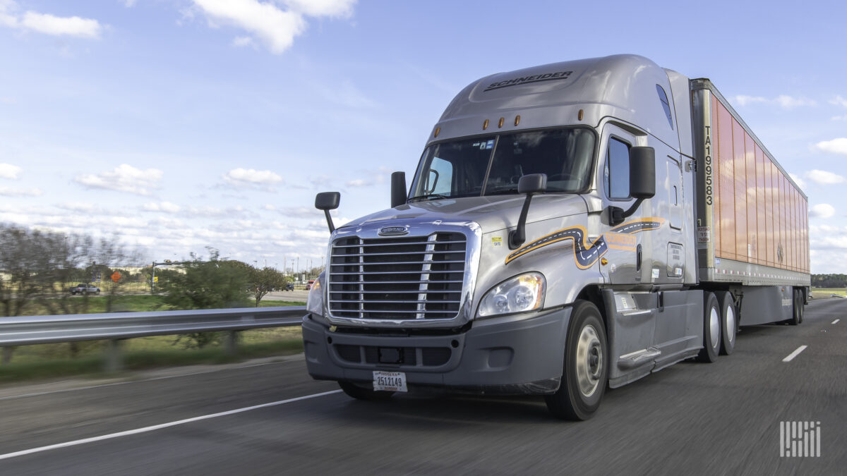 How Schneider's truck technology enhances vehicle and driver safety