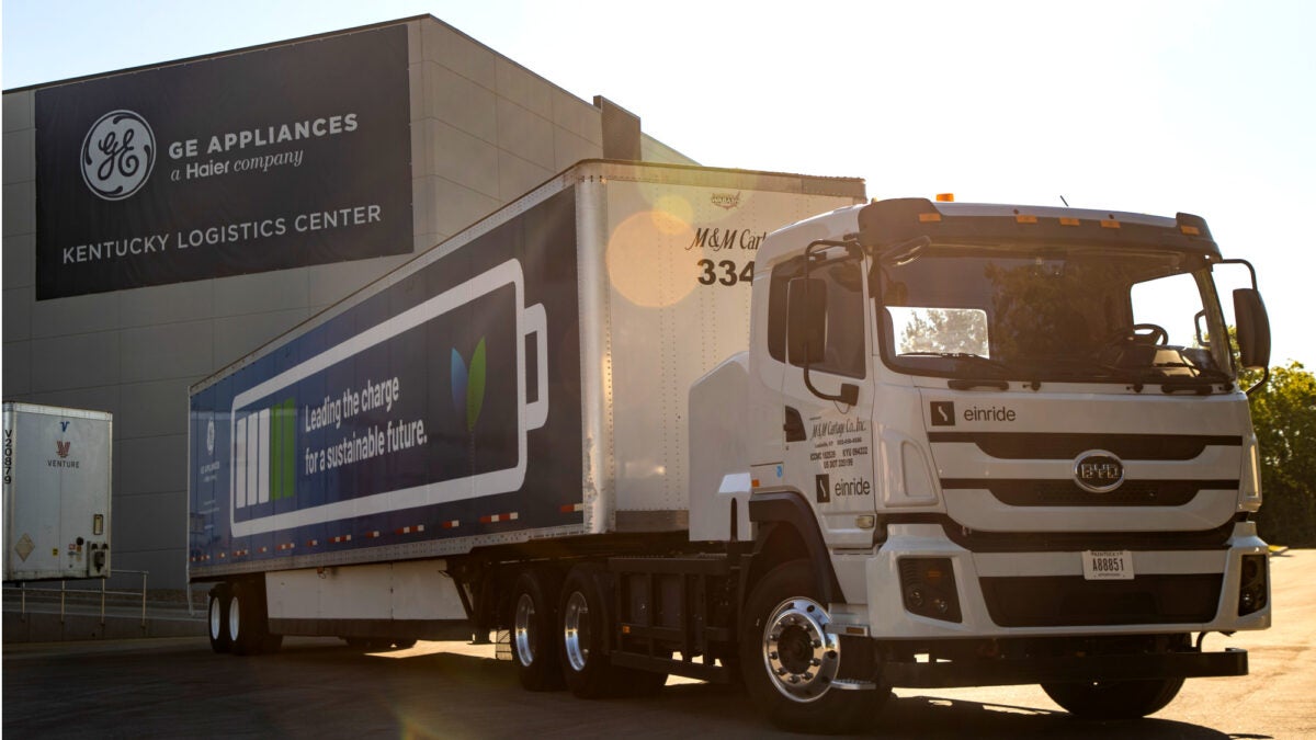 GE Appliances to power up electric truck test - Modern Shipper