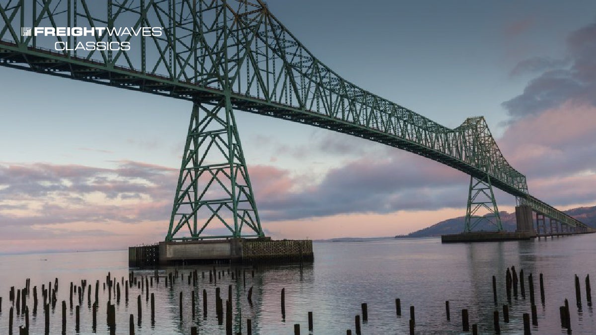 FreightWaves Classics/ Infrastructure: Astoria-Megler Bridge Opened 56 ...