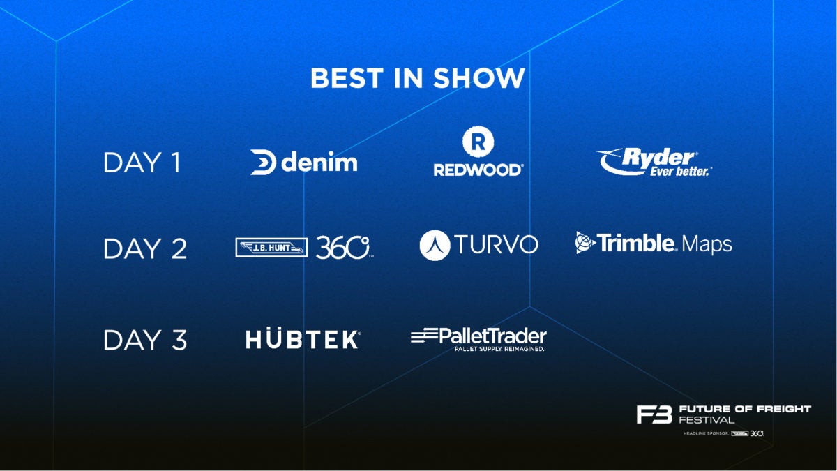 FreightWaves announces Best in Show winners at F3 FreightWaves