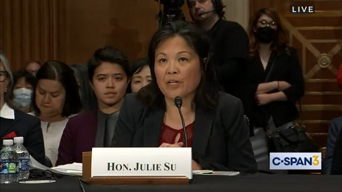 Acting Labor Secretary Julie Su