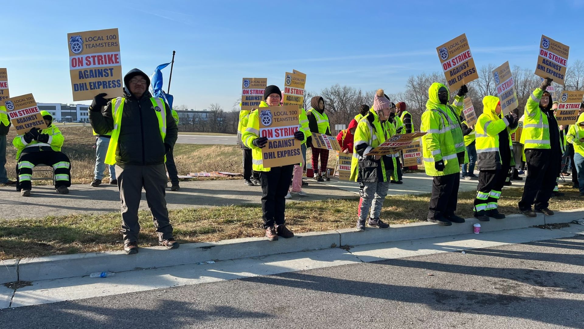 DHL Express workers begin strike at Cincinnati air hub - FreightWaves